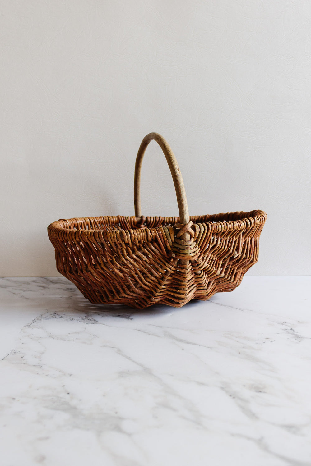 antique french willow panier