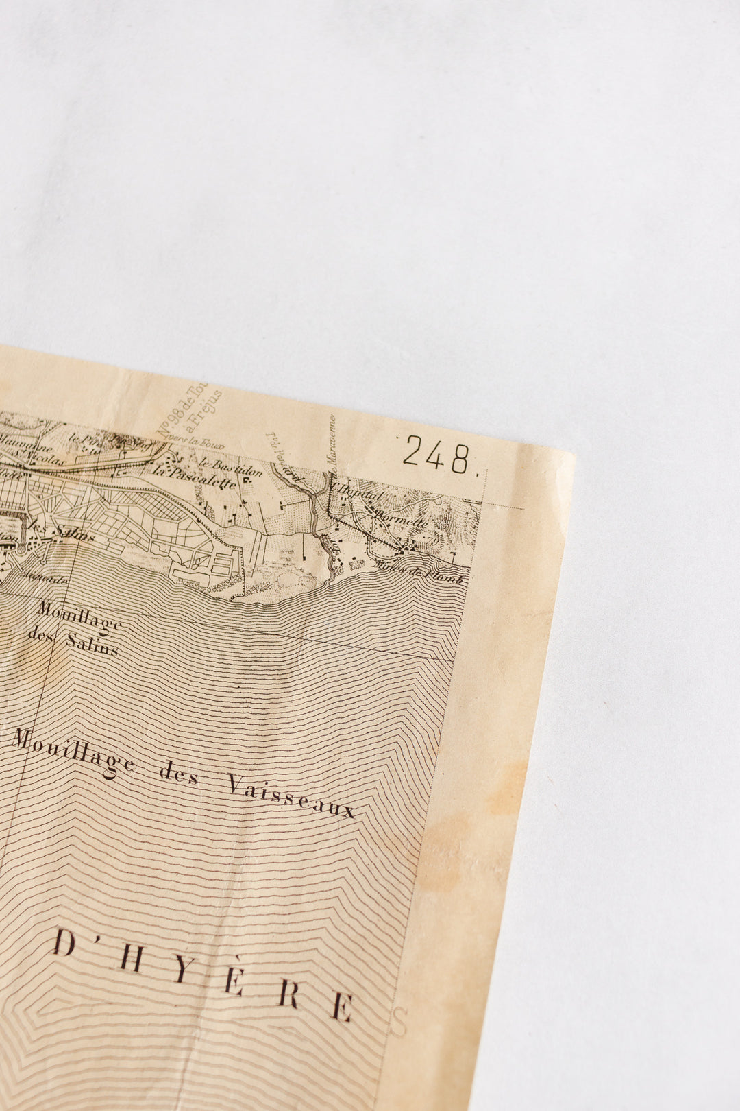 19th century French topographic maps