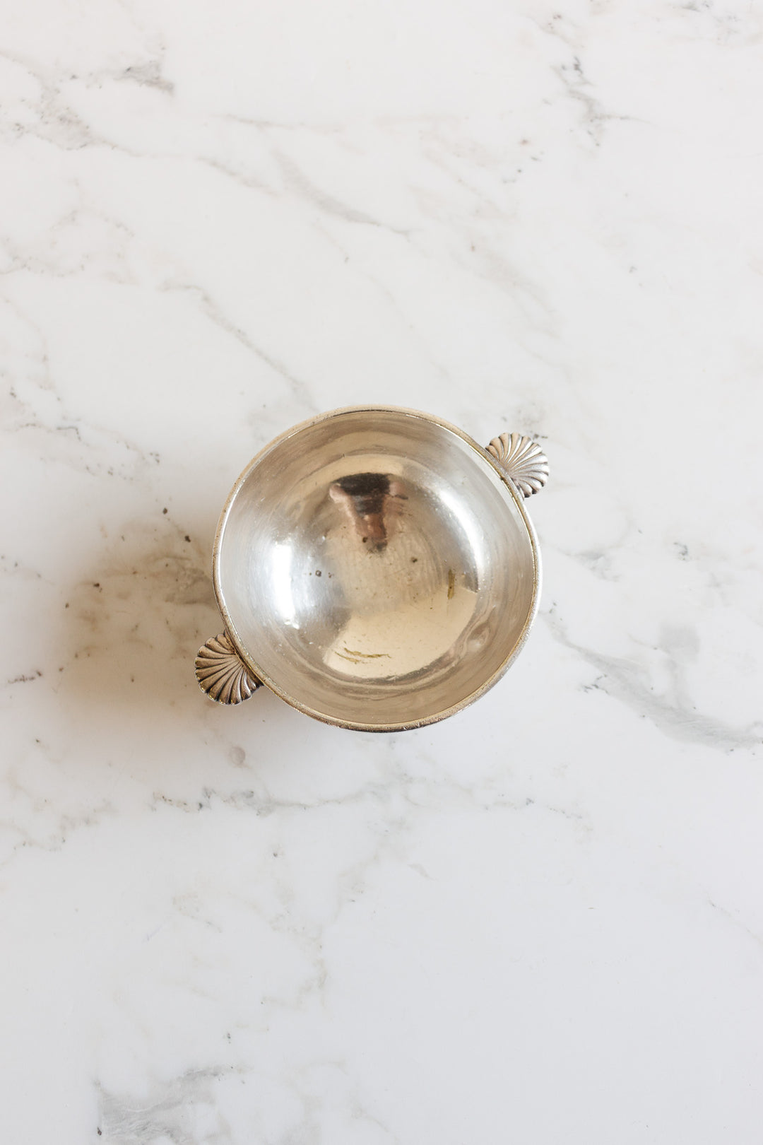 antique french cristofle monogrammed "HC" candy dish