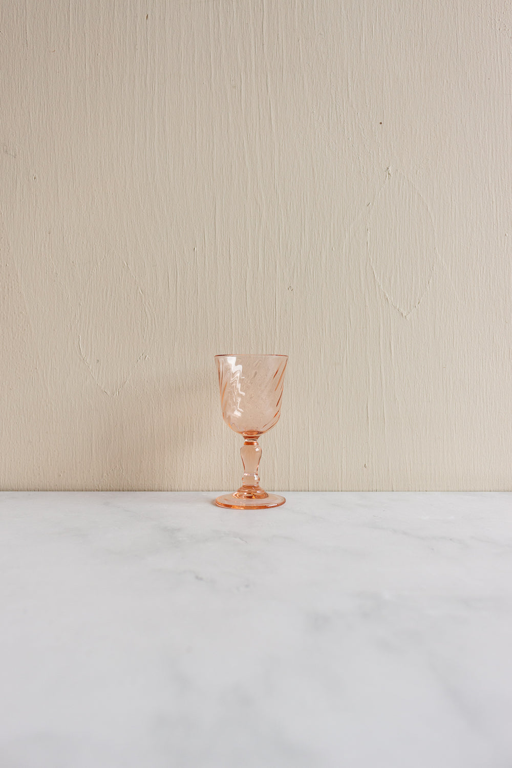 midcentury french petite pink aperitif glasses