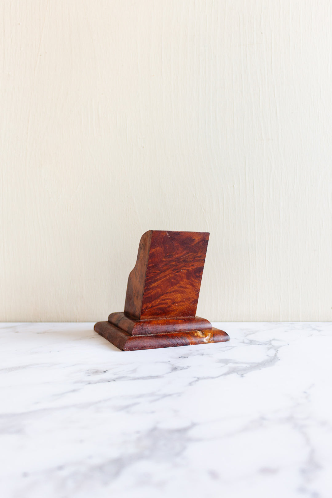 rare 1930s French burl elm wood desk set
