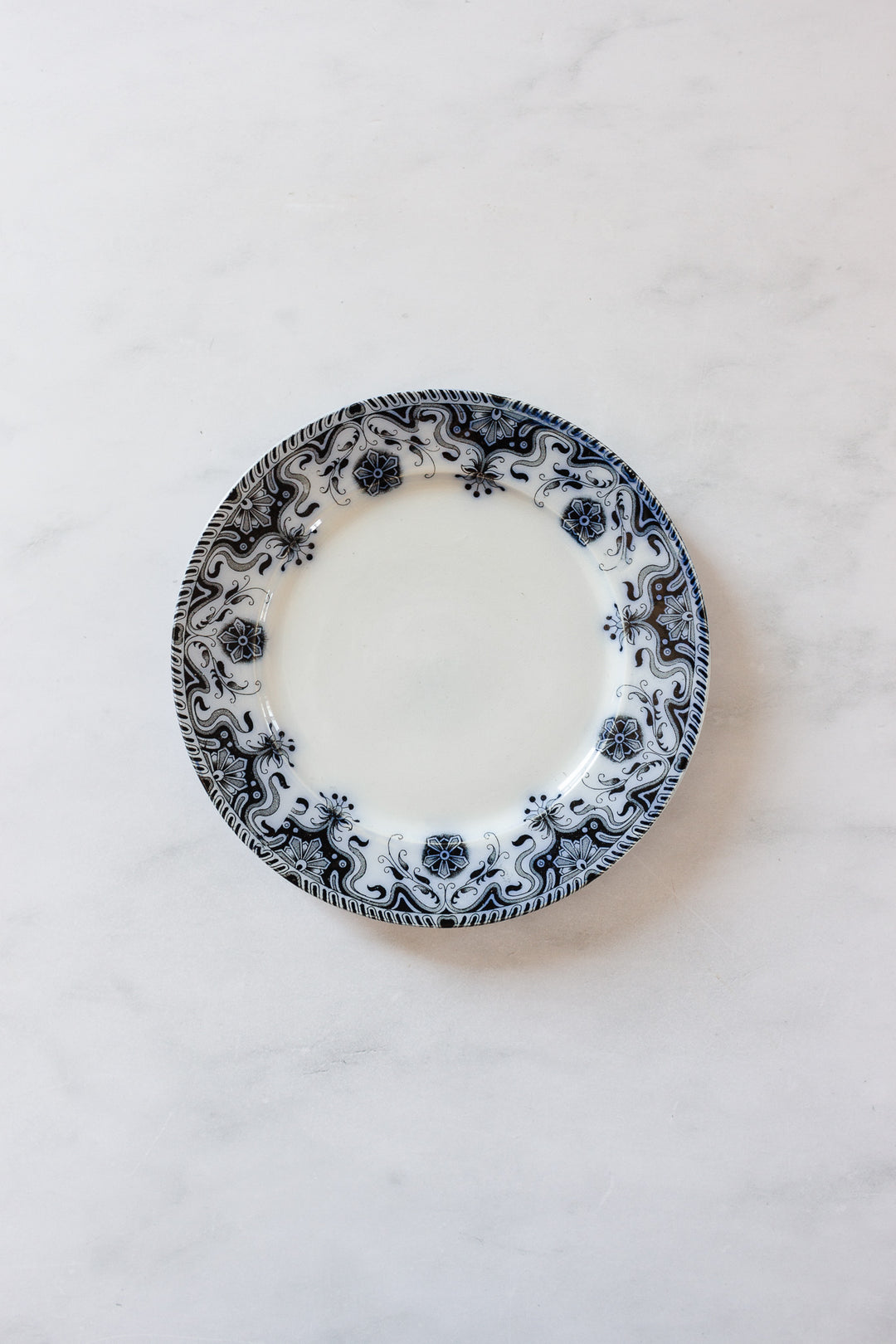 42 piece antique french badonviller dish set