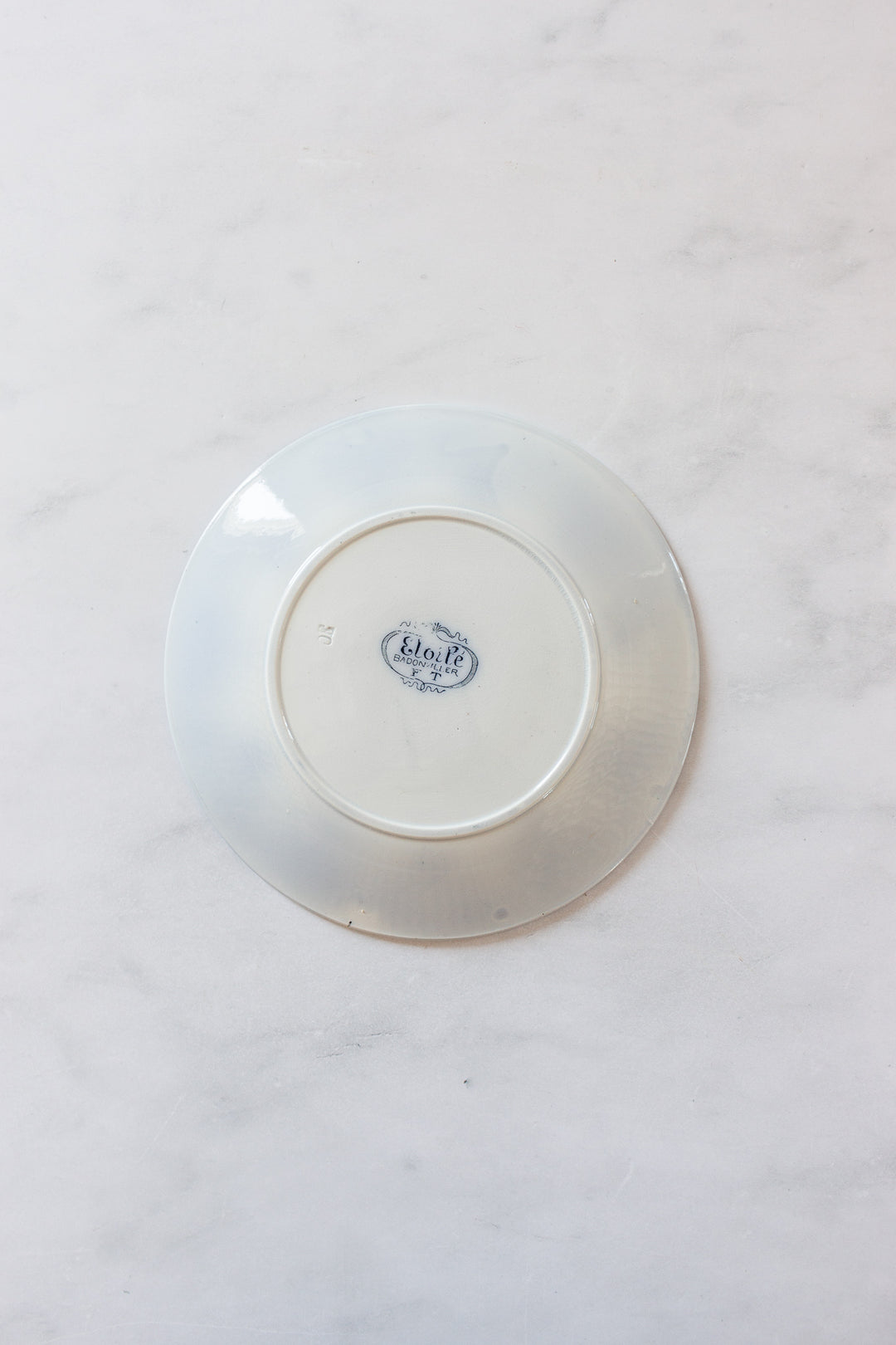 42 piece antique french badonviller dish set