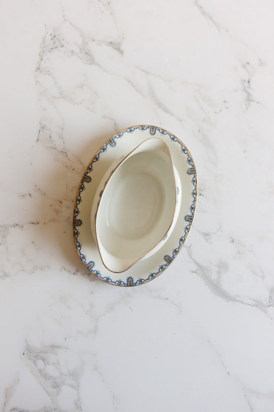 early 20th century C. Ahrenfeldt Limoges gravy boat