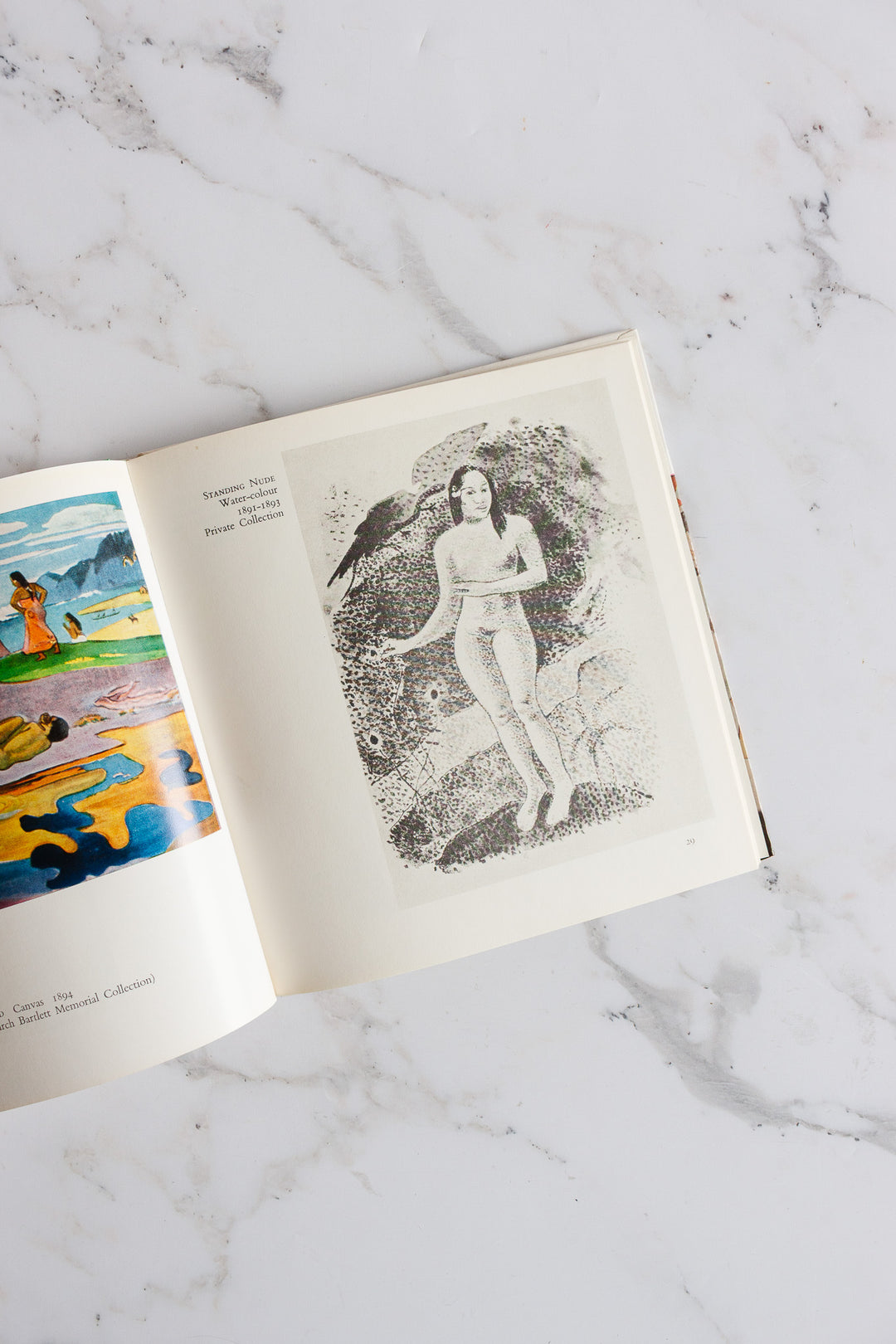 "gauguin" vintage coffee table book