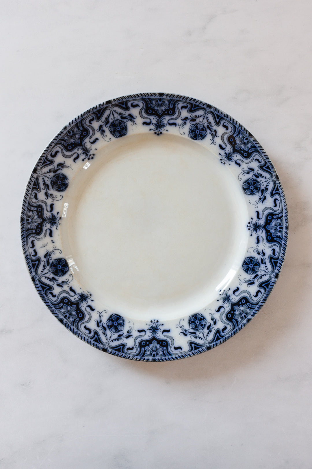 42 piece antique french badonviller dish set