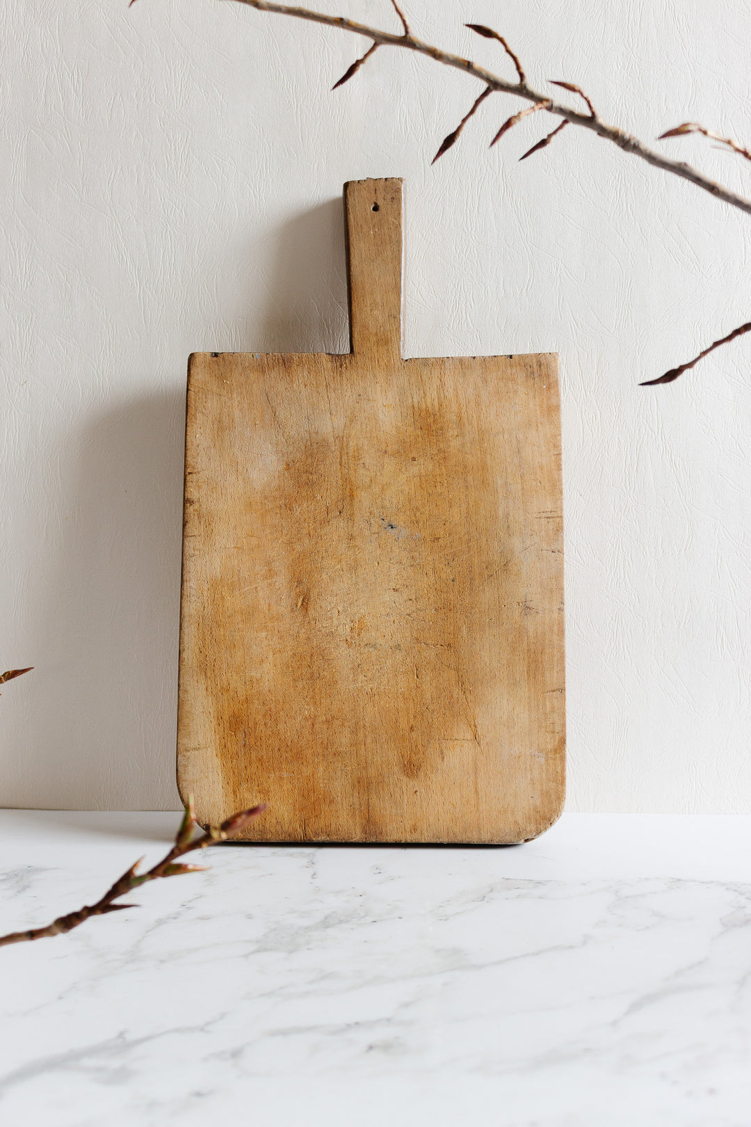 antique french long handled breadboard