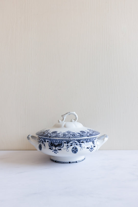 42 piece antique french badonviller dish set