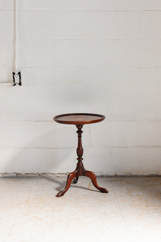 turn of the century English mahogany wine table