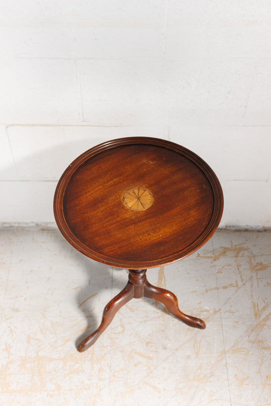 turn of the century English mahogany wine table