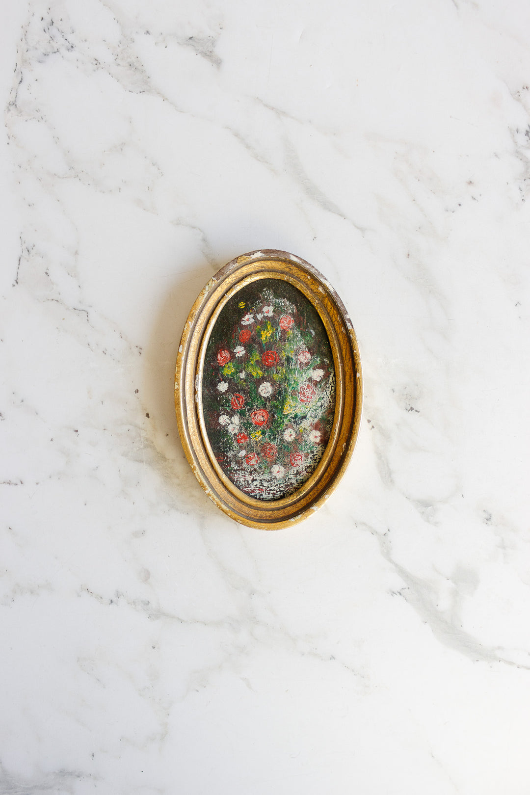 fleurs en ovale