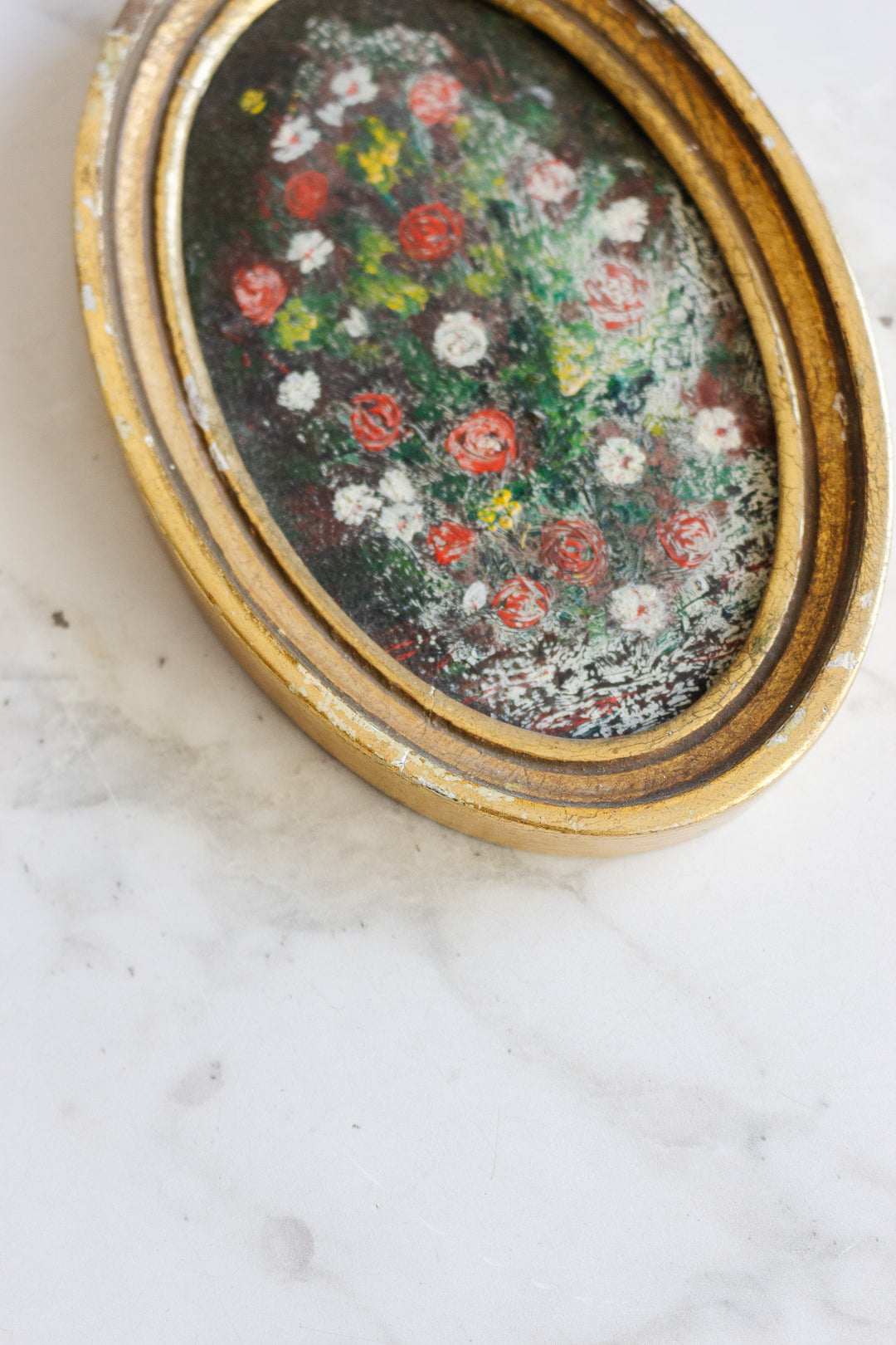fleurs en ovale