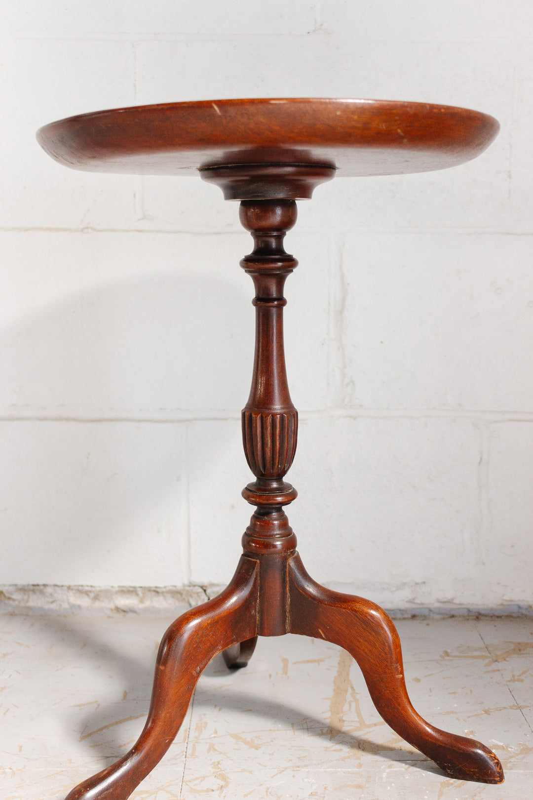 turn of the century English mahogany wine table