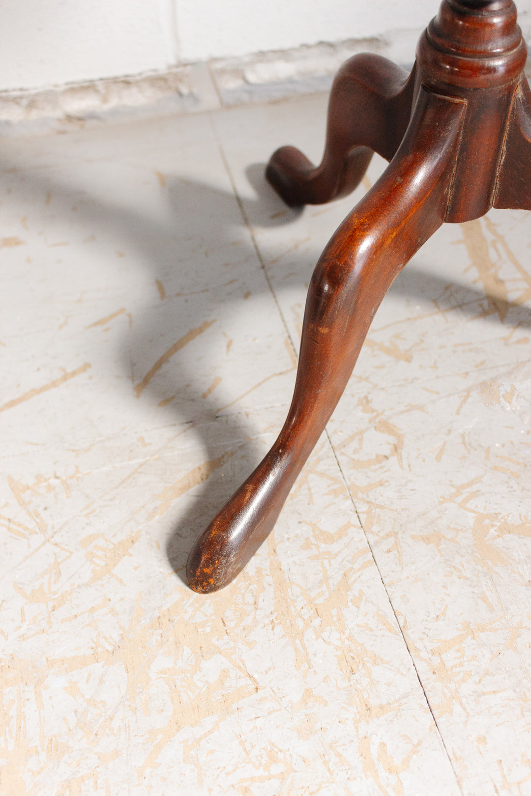 turn of the century English mahogany wine table