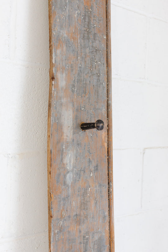 vintage French farmhouse peg rails