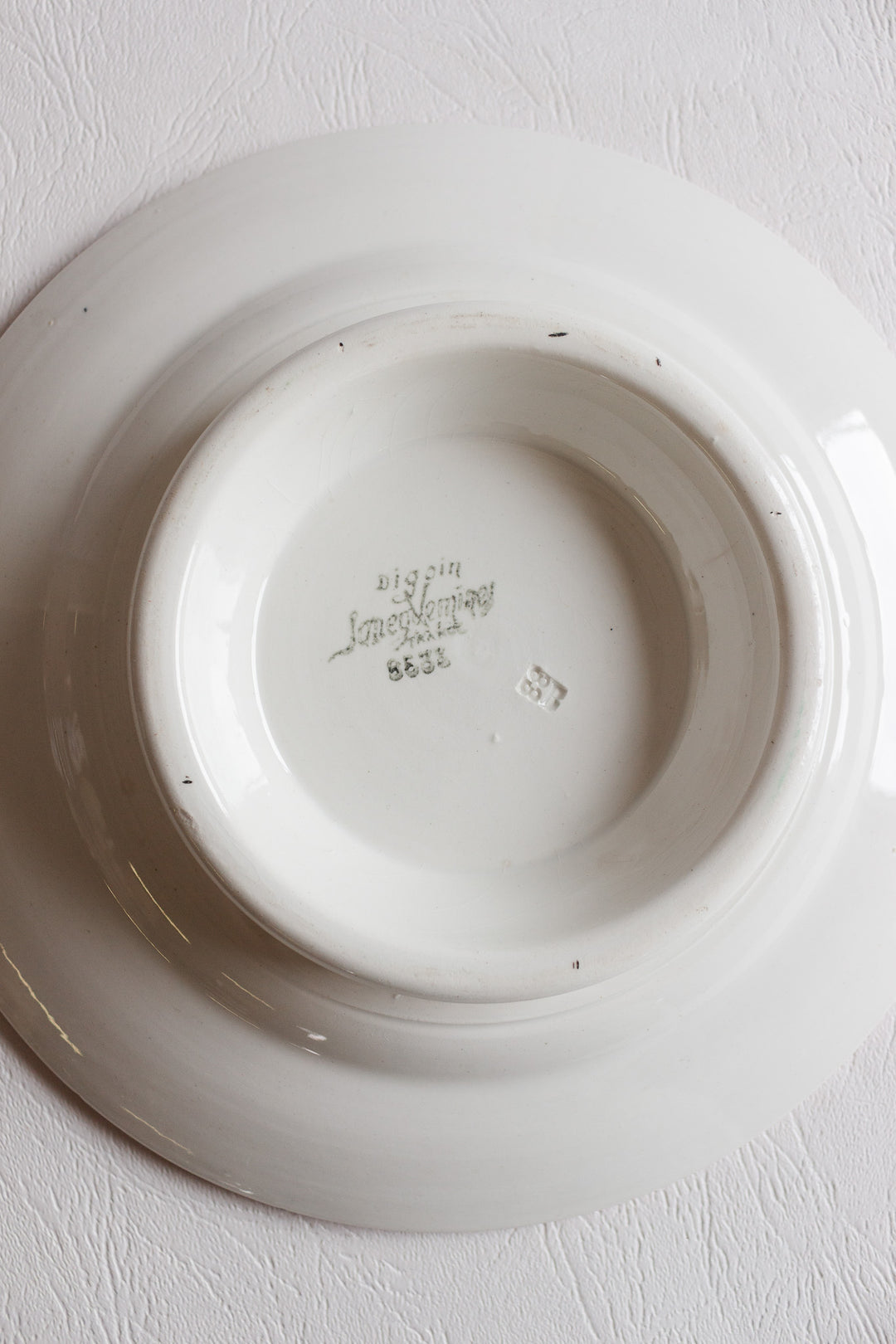 1930s digoin sarreguemines "cérises" cake plate