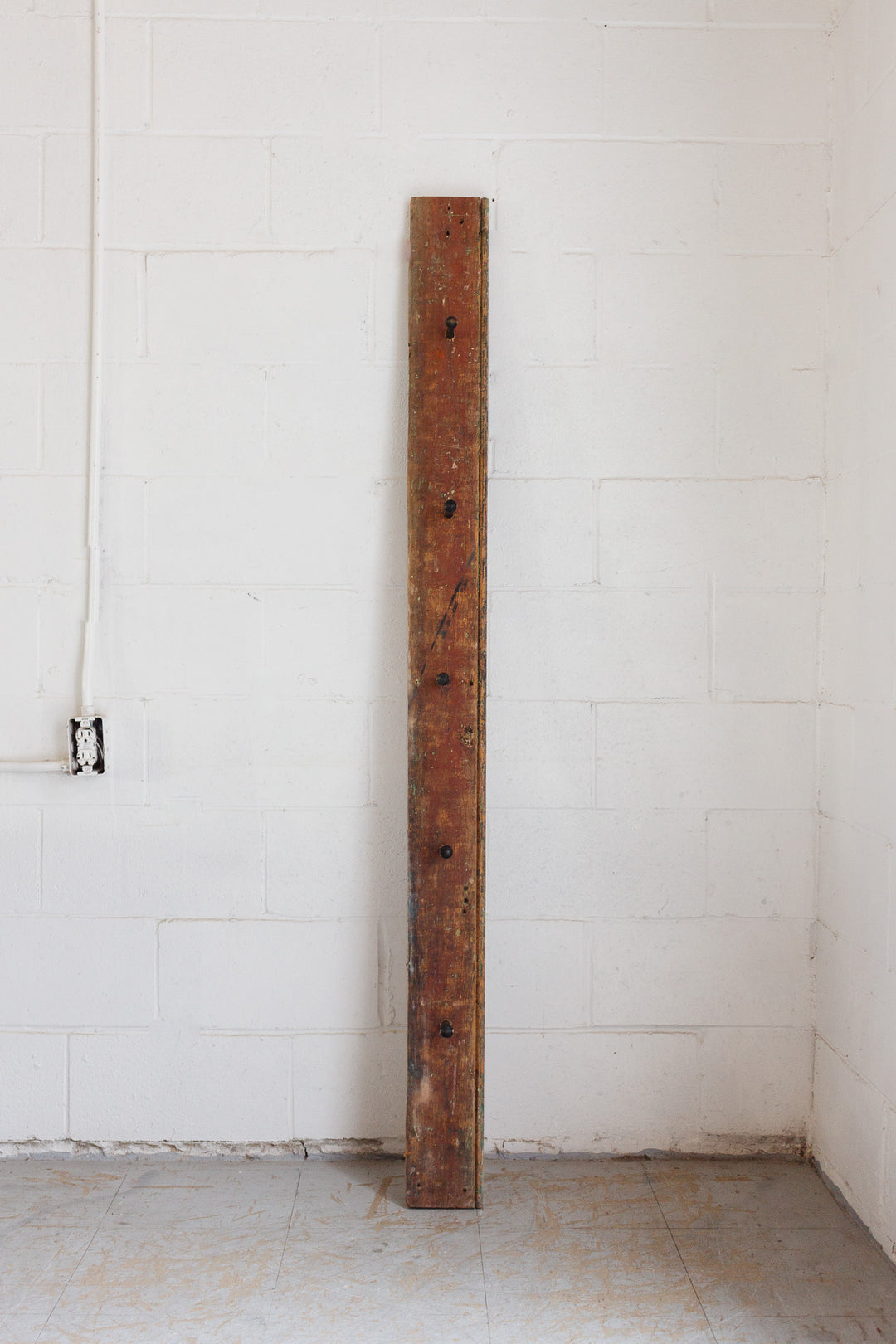 vintage French farmhouse peg rails