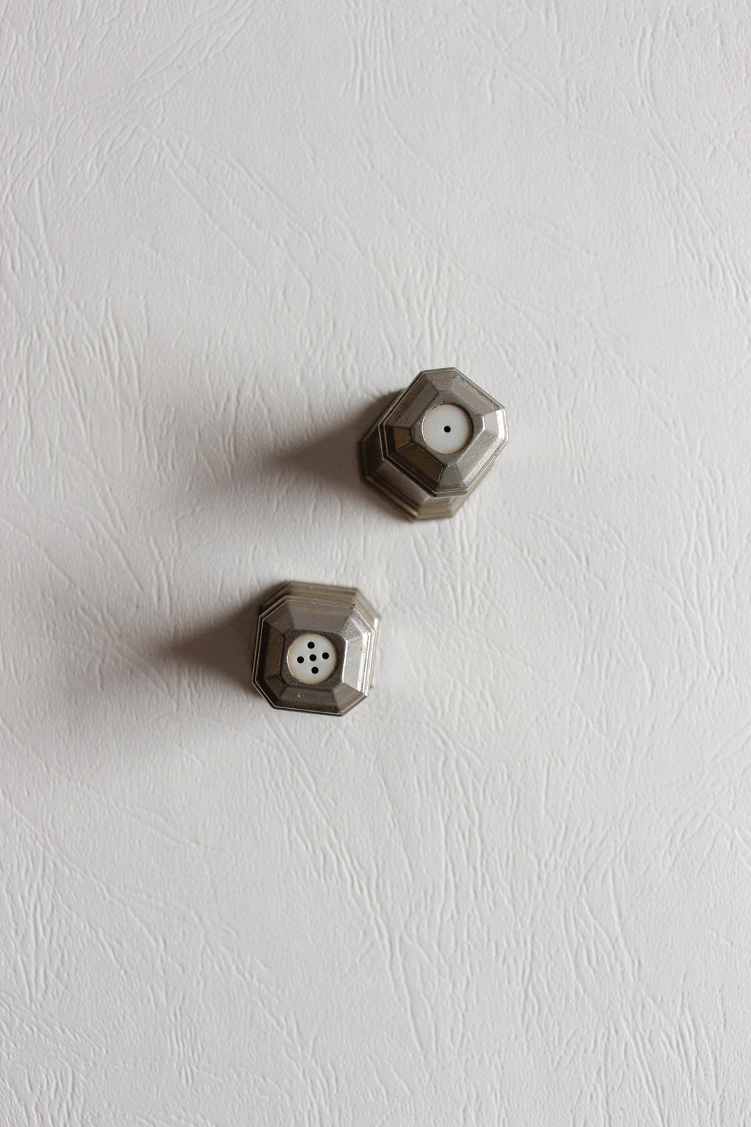 vintage french salt and pepper shaker pair
