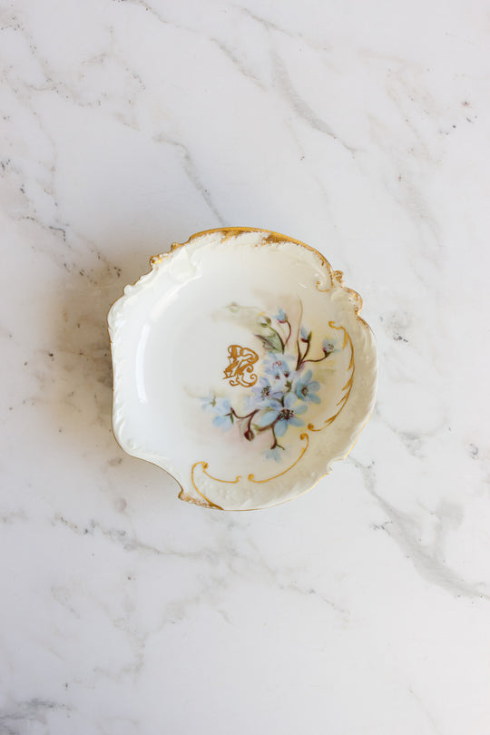 set of 5 rare antique french elite limoges bowls