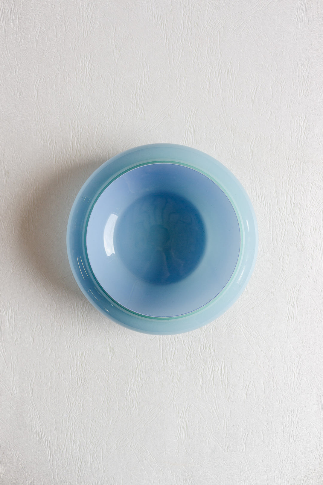 vintage french blue opaline bowl