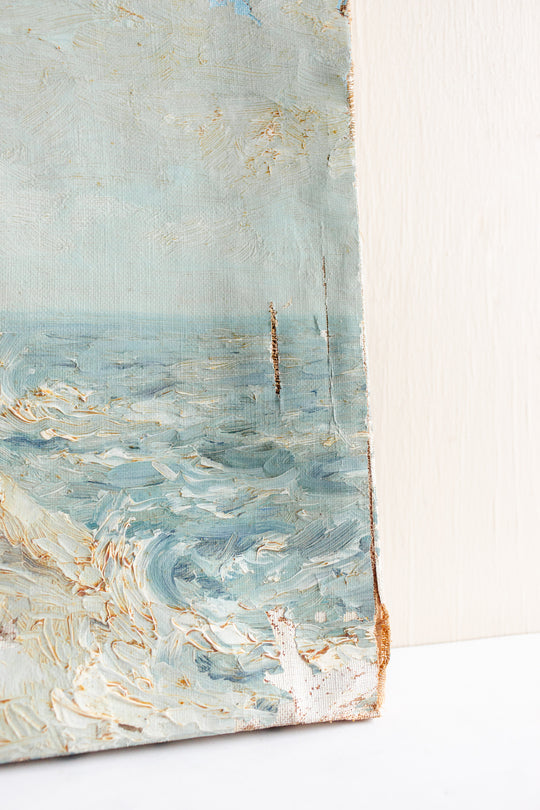 les falaises et la mer