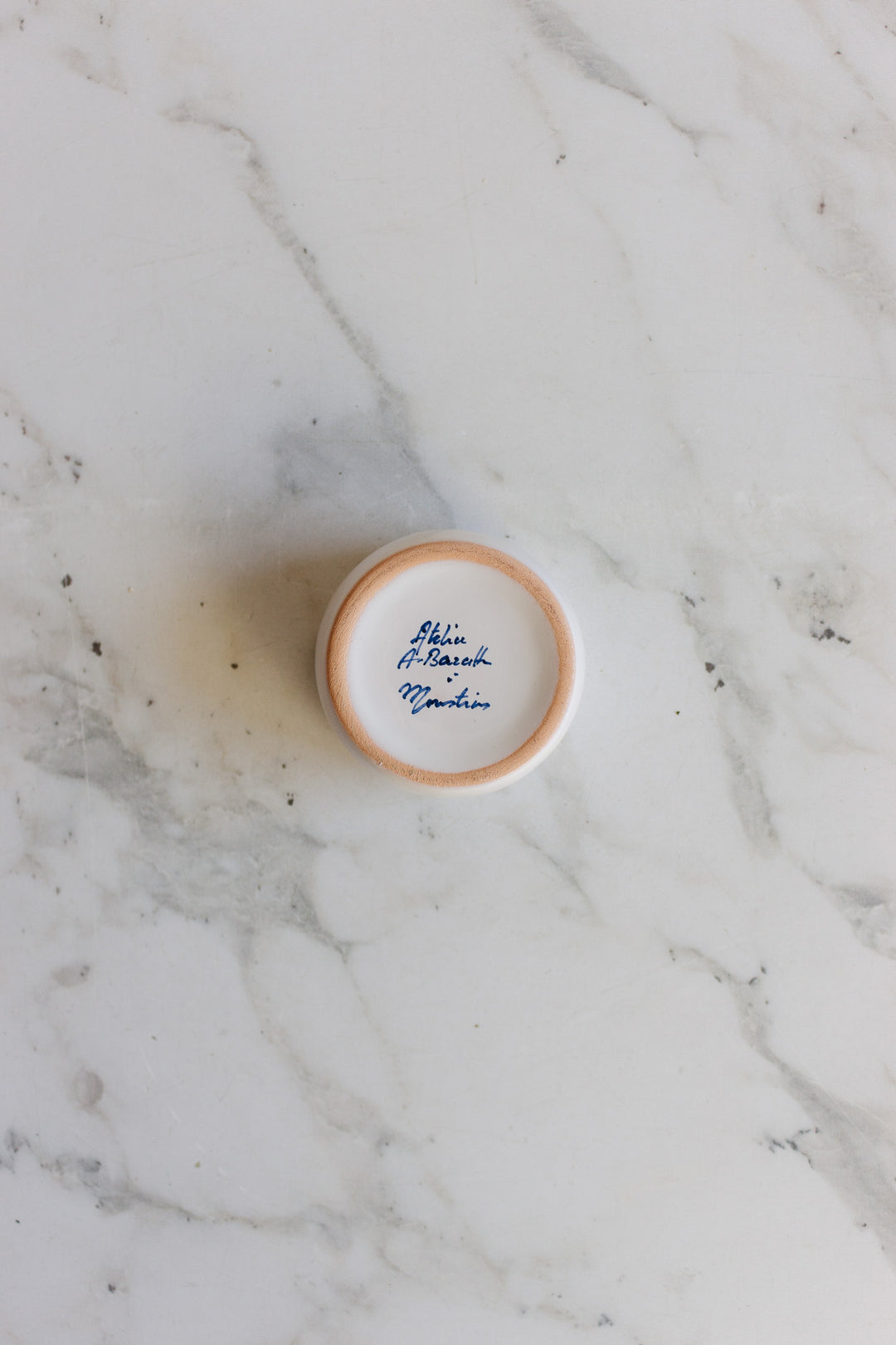 vintage french moustiers ring box