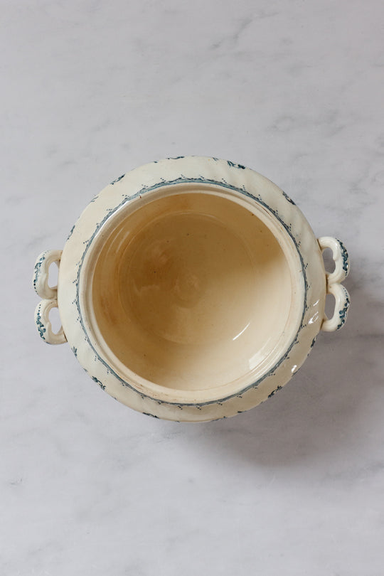 turn of the century french transferware soupière