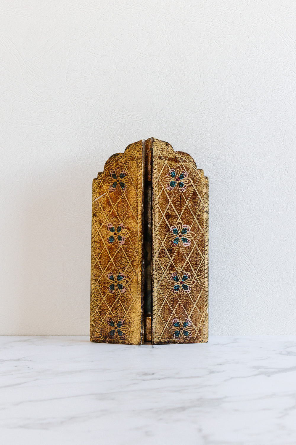 antique italian florentine triptych "Madonna and child"