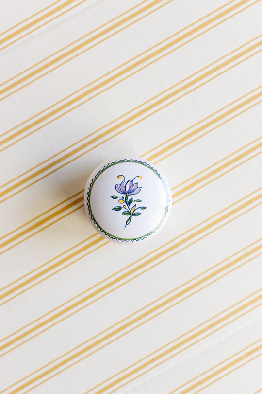 vintage french moustiers ring box