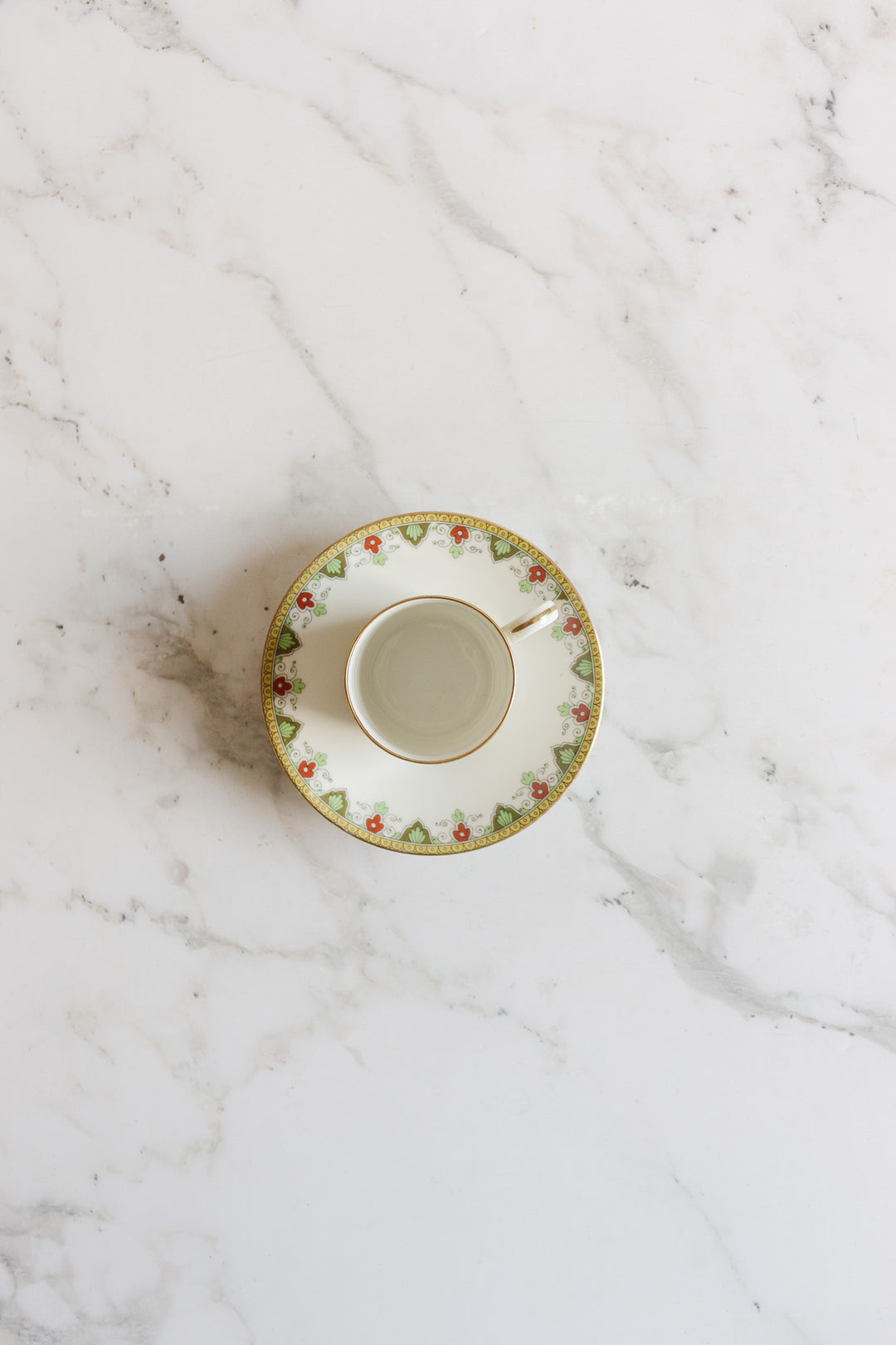turn of the century limoges porcelain by A. Lanternier & Cie demiatasse cups, set of 3