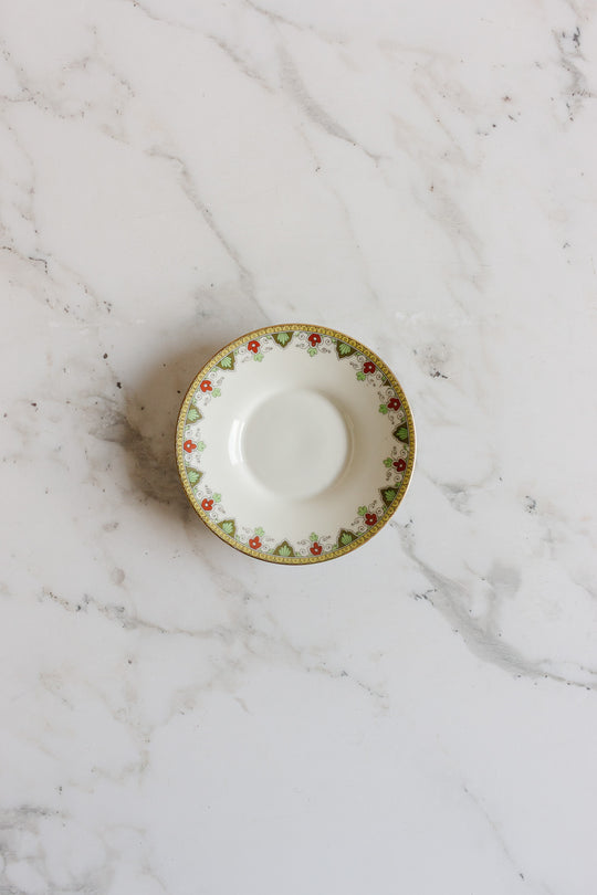 turn of the century limoges porcelain by A. Lanternier & Cie demiatasse cups, set of 3