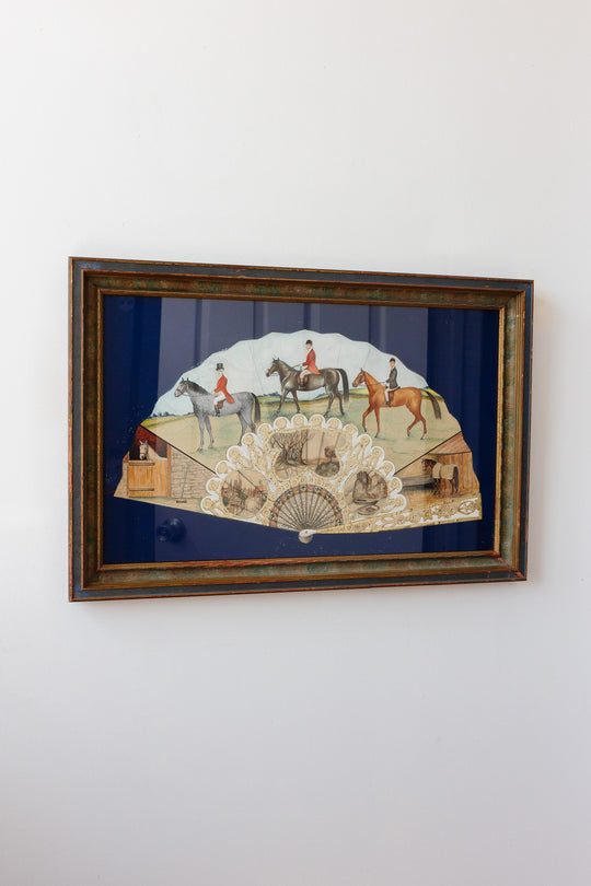 vintage equestrian fan art