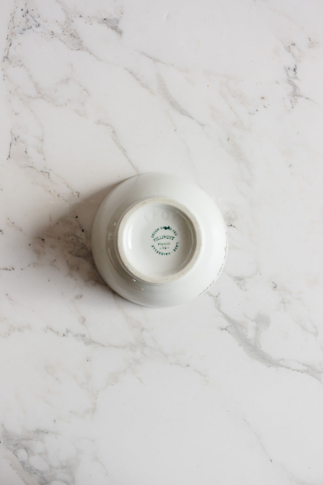 vintage french Pillivuyt café au lait bowl