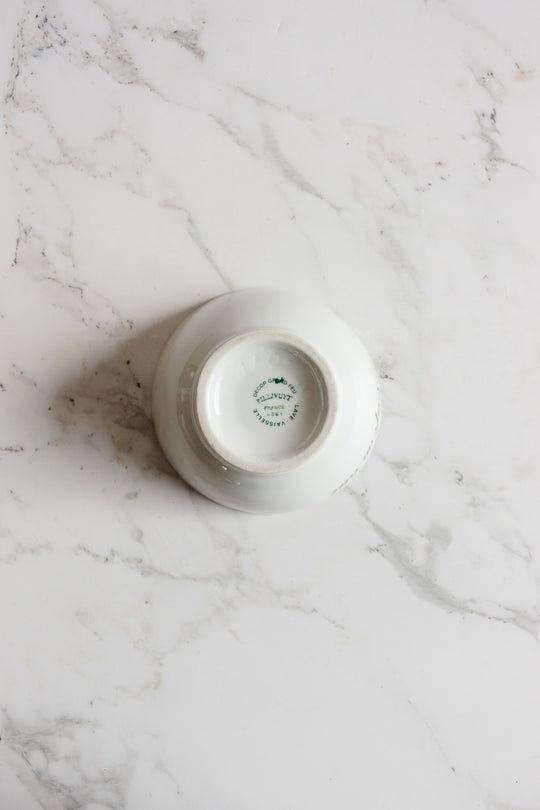 vintage french Pillivuyt café au lait bowl