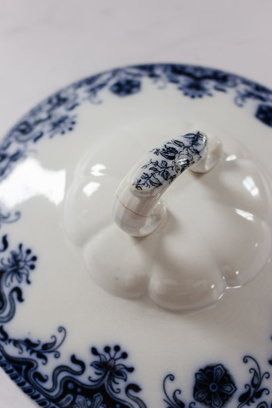 42 piece antique french badonviller dish set