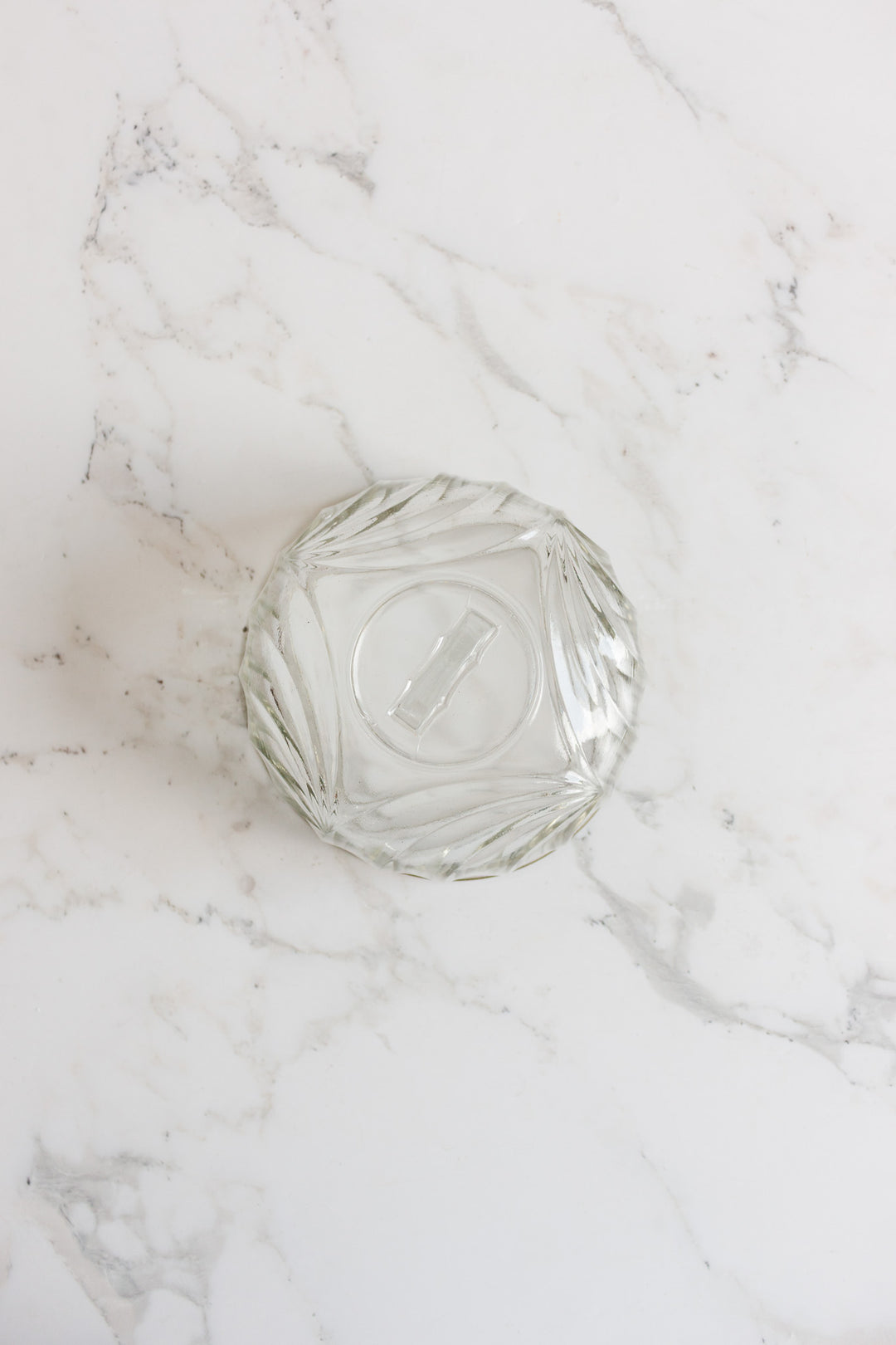 vintage french pressed glass cheese cloche