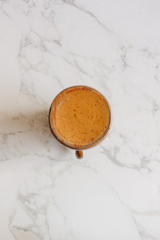 antique quintessentially french stoneware pitcher