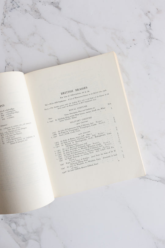 victoria & albert museum: catalogue of rubbings of brasses and incised slabs