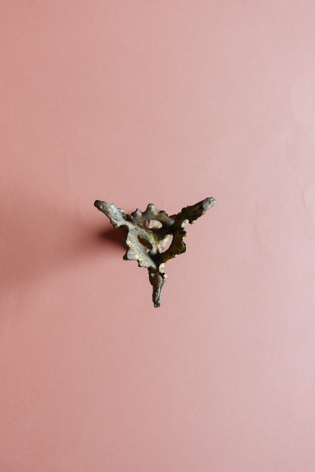 antique french cast bronze candlestick