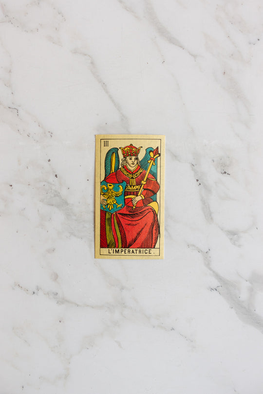 vintage french tarot card deck