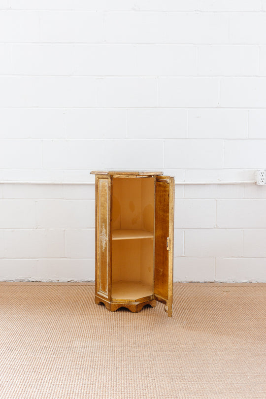 rare vintage italian florentine column cabinet