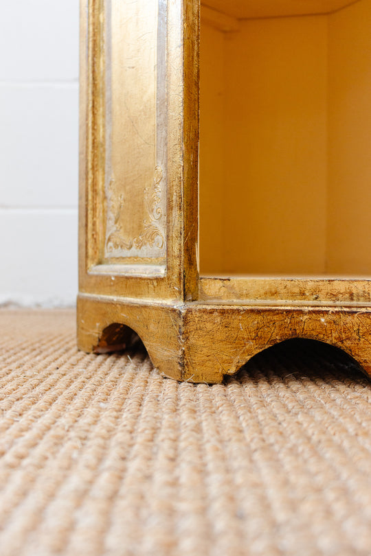 rare vintage italian florentine column cabinet