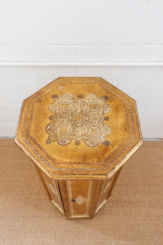 rare vintage italian florentine column cabinet