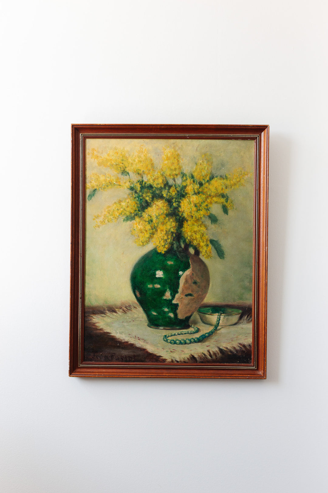 les fleurs jaunes