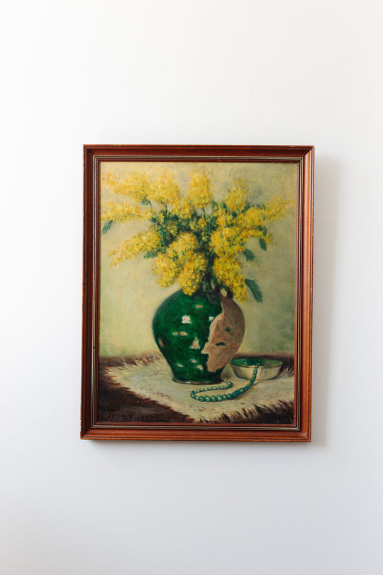 les fleurs jaunes