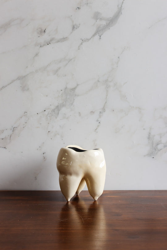 vintage french "fluocaril" promotional tooth advertising piece