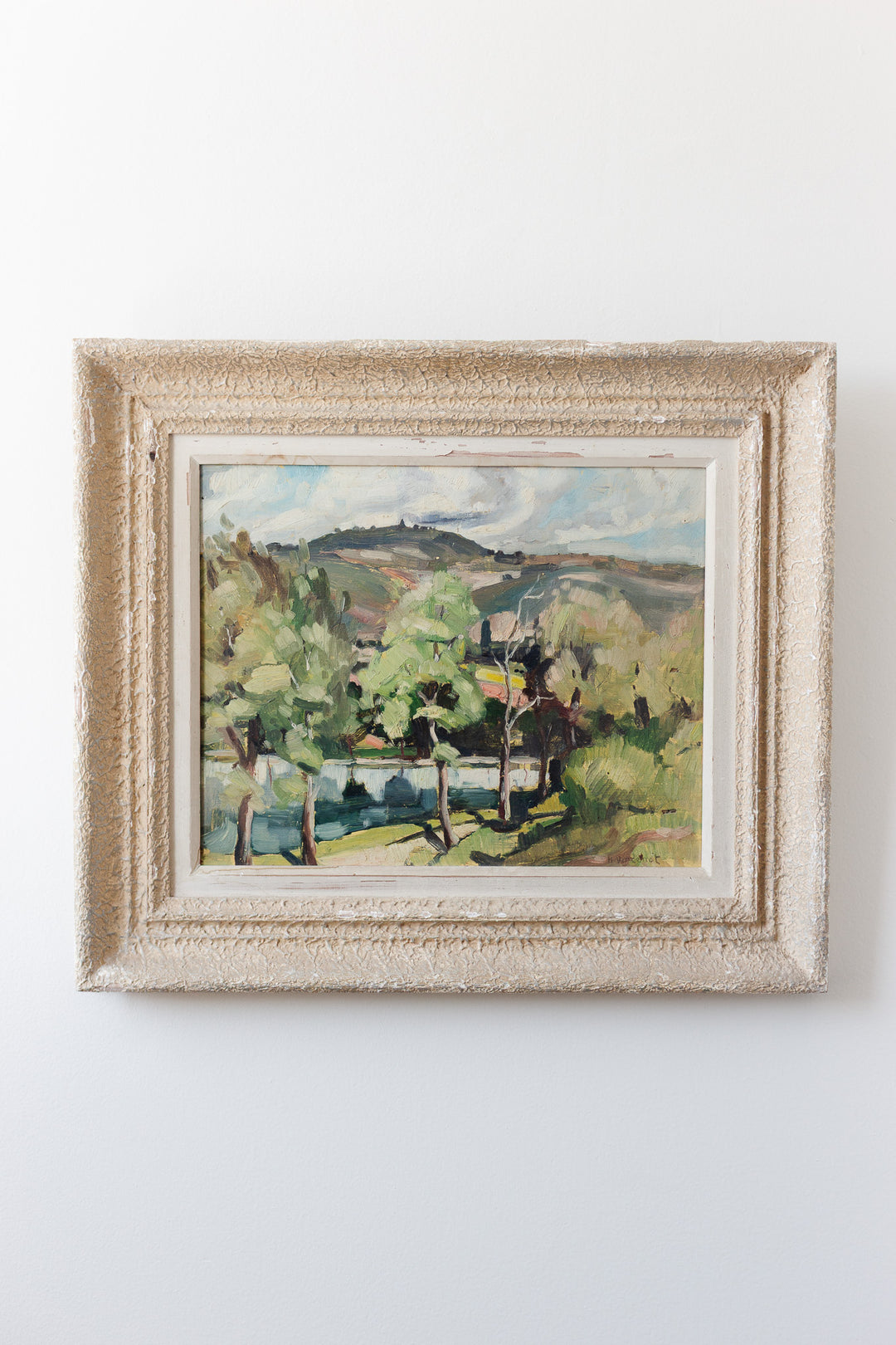 le chemin au bord de la rivière