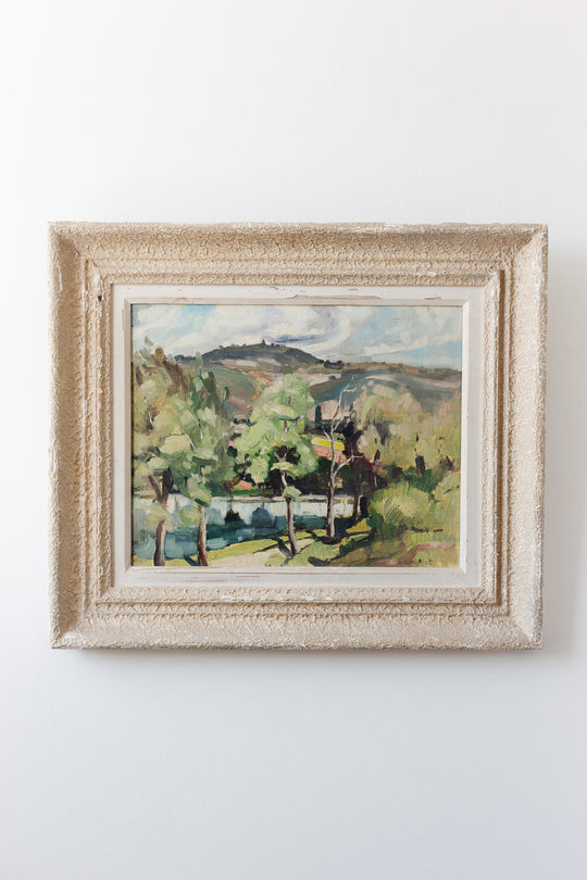 le chemin au bord de la rivière