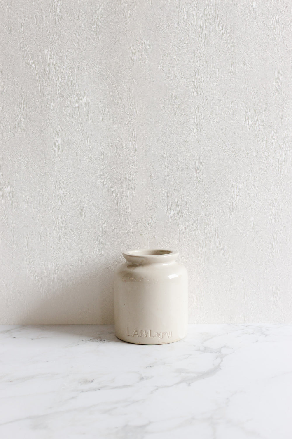 vintage quintessentially french stoneware mustard jar