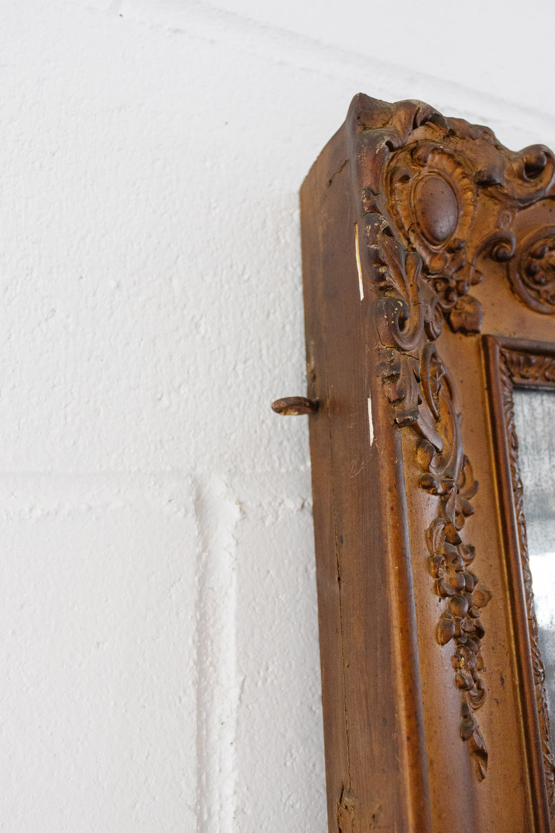 19th century French gilt overmantel mirror